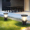Outdoor LED Garden Bollard Light for Pathways & Patios – IP65 Waterproof, Solar or Hardwired, Black
