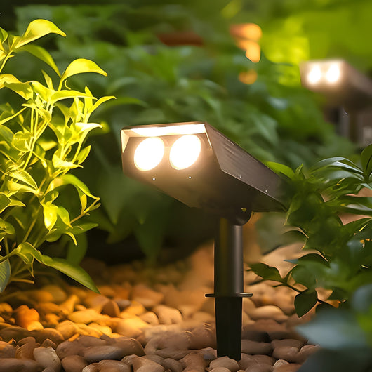 Solar Garden Spotlight – RGB Multi-Colour Mode Night – Tavellix